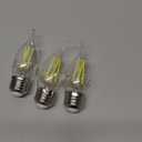 Philips LED 60W BA11 E12 Chandelier Bulbs 3-Pack Ultra Definition Soft White (2700K) 500 Lumen (5W = 60W) Dimmable Flicker-Free LED Candelabra Bulbs