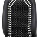 Road Comforts Wood Beaded Seat Cover Back Massage Cushion for Stress Free - Keeps Back from Getting Sweaty While Driving 1PC (Black)