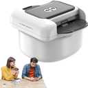 Quiet Auto Card Shuffler - Two Mode Electric Playing Card Machine | Silent Shuffling Tool for Poker, Blackjack, Home Games, Parties, Travel, Playroom, Family Entertainment, casiino Nights