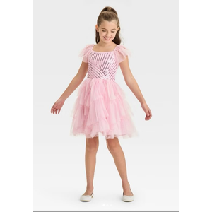 Pink Cosplay Costume Dress,  10-11 Years