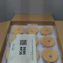 MOVNO 12 Pack Frosted Glass Cups  16oz Beer Can Shaped Tumblers with Bamboo Lids and Straws for Iced Coffee, Juice, Soda Drinks