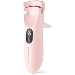 TOUCHBeauty Electric Eyelash Curler Color-Changing Silicone Pad Lasting Curl Battery Powered for Long Eyelash Curling