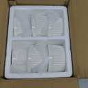 MALACASA Ramekins 6 oz Oven Safe, Porcelain Creme Brulee Ramekins Pudding Custard Cups Small Ceramic Souffle Dishes Ramakan Ramiken Ramicans Baking Bowls Set of 6, White, Series RAMEKIN-DISH