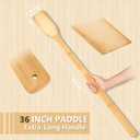 Hoolerry 2 Pieces 36" Long Wooden Paddle Crawfish Paddle Stir Mixing Seafood Boil Pot Cooking Spatula Wood Home Brew for Crawfish Boil Pot Seafood Camping Restaurants
