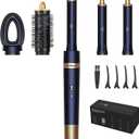 4-in-1 Hot Air Styler & Hair Dryer Brush  110,000 RPM High-Speed Brushless Ionic Blow Dryer for Fast Drying, Curling, Straightening, Suitable for All Hair Styler - No Heat Damage