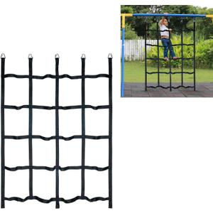 Climbing Net for Kids Outdoor, Climbing Cargo Net, Playground Accessories, Kids Climbing Net Swing set Accessories for Jungle Gyms Playground Obstacle Course Training for Outdoor (Black)