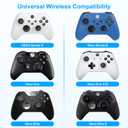 Keyboard for Xbox Series X/S, One X/S, Elite One/2 Controller, Wireless Chatpad Gaming Keypad With USB Receiver, Speaker, 3.5mm Audio Jack Accessories (Controller Not Included), White