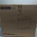 3 Compartment Trash Can, Soft-Close Lid and Removable Inner Rubbish Bin, Stainless Steel Garbage Can for Kitchen, Home Office, Living Room, Bedroom5.3 Gallon/60L (Large, Upgraded Sliver)