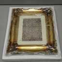 SIMON'S SHOP Vintage Gold Picture Frame 8x10 for Wall and Tabletop, Ornate 8x10 Picture Frames with Mat for 5x7 Image, Antique Photo Frames with Glass Cover