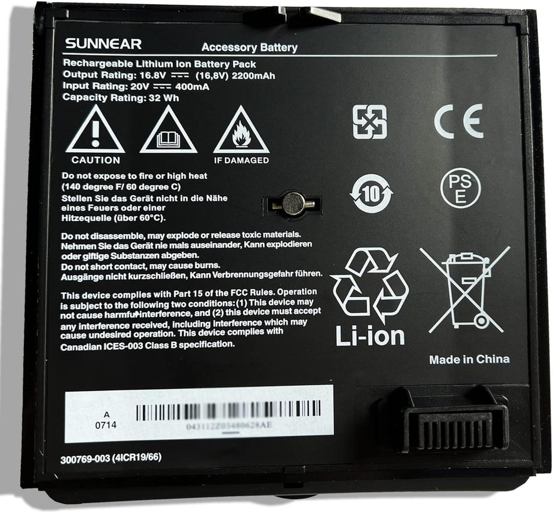 300769-003 Battery Replacement for Bose Sounddock Portable Digital Music System SoundLink Air 300769-001 300769-002 300769-004 300770-001 Series 4ICR19/66 16.8V 32Wh 2200mAh