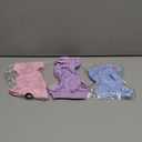 Nuanchu 3 Pieces Cat Recovery Suit Kitten Recovery Suit E-Collar Alternative for Cats and Dogs Abdominal Skin Anti Licking Pajama Clothes Sets(Size Small, Solid Style, Purple Pink Blue)