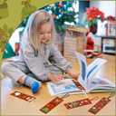 2 x Christmas Color Your Own Bookmarks-120 Pcs Spooky Christmas DIY Coloring Blank Bookmark Xmas Winter Holiday Party Gift Art Craft Supplies for Kids Goodie Bag Fillers Classroom Reading Rewards