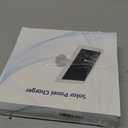 Paodekua 1 Pack 4W Solar Charger for Ring Spotlight & Stick Up Outdoor Cam, Black, High Efficiency, 10FT/3M Long Cable with USB-C to Ring Barrel Plug