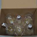 TOBUSA LED A19 Dimmable Light Bulbs 100W Equivalent, Vintage E26 Edison Bulbs 8W 1200LM, 5000K Daylight White, Clear Antique LED Filament Bulb for Home, Bathroom, 6-Pack