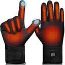 Heated Gloves, Heated Gloves for Men Women (Medium, BLACK)