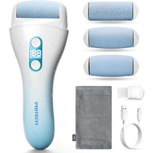 Electric Callus Remover for feet,Rechargeable Foot File Electronic Pedicure Tools for Feet, Waterproof Electric Foot Callus Remover, Feet Care for Heels Dead Skin,Blue