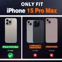 SHIELDON Case for iPhone 15 Pro Max 6.7", Genuine Leather Wallet Flip Magnetic Cover RFID Blocking Credit Card Holder Kickstand TPU Shockproof Case Compatible with iPhone 15 Pro Max 5G - Retro Brown