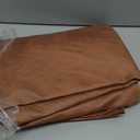 vctops Vintage Leather Look Sofa Cover Water Resistant Non-Slip Sectional Couch Cover Sofa Slipcover for Dogs, Children, Pets Furniture Protector (Coffee,36"x94")