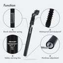 DJC Bike Suspension Seatpost Shock Absorber Damper Rubber Seat Post 25.4 27.2 28.6 30.4 30.9 31.6 mm Lightweight Aluminum (30.4mm(by shim adapter))