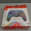 PDP Afterglow Wave Wired RGB Gaming Controller - Officially Licensed for Nintendo Switch, Switch Lite & Switch - OLED Model, Nintendo Switch 2, Customizable Lighting, RBG - Gray 