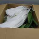 5.8 Ft Giant Artificial Flowers for Decoration,Large EVA Flower Decor,Wedding Arrangements, Birthday Party Banquet Background,Hotel,Office,Window Display(White)