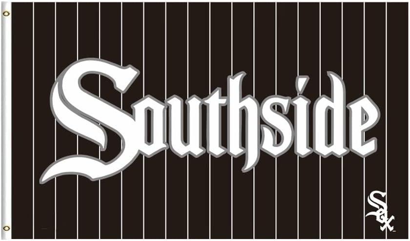 White Sox Flag Chicago Team Banner 3x5ft 150D Polyester Flag For Outdoor Garage Room Man Cave