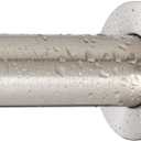 Ivilon Shower Tension Curtain Rod - Adjustable Spring Tension Rod for Shower Curtains, Bathroom, or Windows, Easy to Install, No Drilling Required, Rustproof, Adjustable 54 to 90 Inch Brushed Nickel