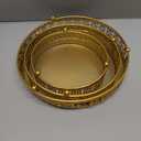 Youeon 3 Pack Metal Gold Cake Stand, 12/10/8 Inch Round Cake Stands for Dessert Table, Cupcake Pastry Display, Elegant Metal Display Risers for Weddings, Parties, and Events