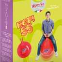 Gymnic / Hop-55 22" Hop Ball, Red