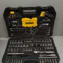 DEWALT 142 Piece Mechanics Tool Set, 1/4 Inch and 3/8 Inch Drive, SAE and Metric (DWMT45425)