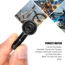 VOFONO Black 90 Degree CNC Motorcycle Tire Valve Stems 10 mm and 11.3 mm for Harley Davidson, BMW, Honda, Kawasaki, Suzuki, Yamaha and Triumph Bike Right Angle Valve Stem