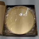 9" Gold Lazy Susan for Table Top, Oak Wood Lazy Susan Turntable Organizer for Dining Coffee Table Centerpiece Bar Decor Kitchen Countertop Bathroom Vanity Decorative Tray for Perfume Jewelry Round