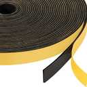 Yotache Thin Foam Tape Weather Stripping (.50) 1/2 Inch Wide x 1/16 Inch Thick (New Adhesive Craft), Seal Gasket for Speaker, Door Insulation, Soundproofing, Rattle, 33 Ft Length