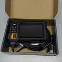 Endoscope Camera with Light, Inspection Borescope Camera with 4.3" IPS Screen, 1920P HD with 8 LED Lights, 16.5FT Semi-Rigid Cord Bore Scope, IP67 Waterproof Endoscope for Sewer, Dual Lens(Orange)