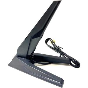 WiFi 6e 7 Antenna 2T2R Dual Band Moving Antenna Magnetic Base RP-SMA Connector for PC Desktop Computer Motherboard Bluetooth Card Wireless WiFi Router Wi-Fi7 with 2.79ft Extension Cable