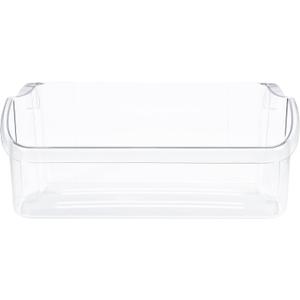 Smart Choice 240324502 Top Shelf Refrigerator Door Bin - Clear, Impact Resistant Freezer Replacement Compatible with Frigidaire 240324510 240324511, Fits Select Frigidaire & Kenmore Models