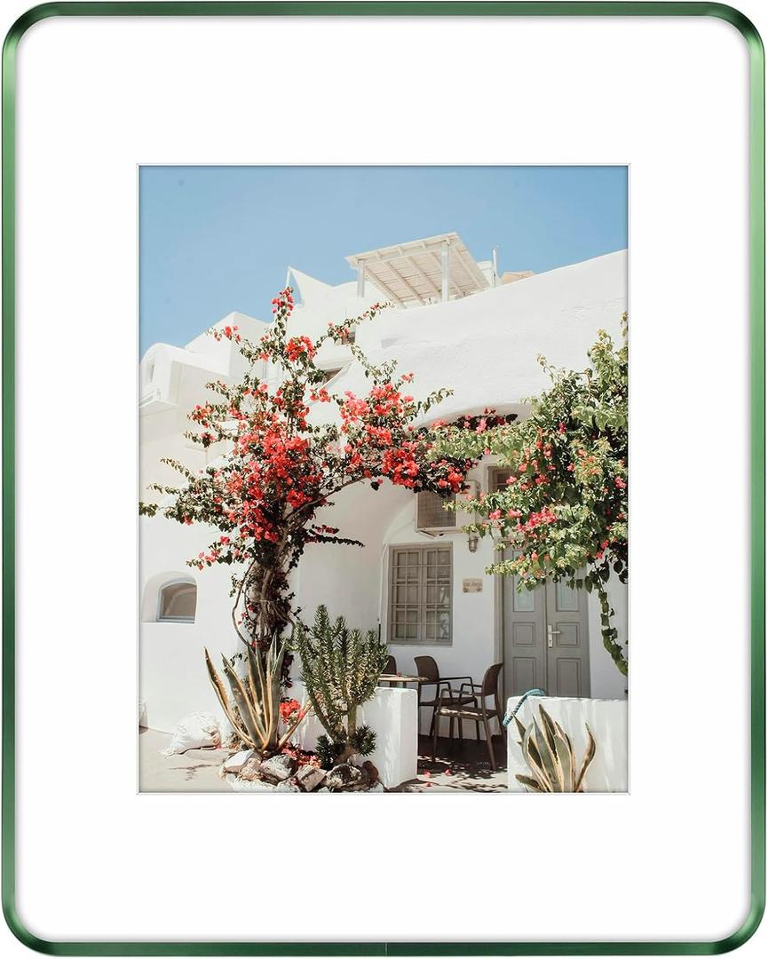 Golden State Art 16x20 Green Aluminum Picture Frame Mat for 11x14