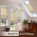 Tensioned Top Down Bottom Up Cellular Shades for Indoor Windows & Door & Roof WindowPrivacy Top Down Bottom Up Cellular Shades for Indoor WindowsInsulated Skylight BlindsDenoised Skylight Blinds, 37"W x 48"H