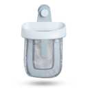 Munchkin Super Scoop Hanging Bath Toy Storage with Quick Drying Mesh, Grey (1 Count (Pack of 1))