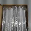 Rergy 10 Pack 5 INCH Cabinet Pulls Brushed Nickel Finger Pulls, Brushed Nickel Edge Pulls for Cabinet Kitchen Cabinet Edge Pulls, 128mm Cabinet Finger Pulls