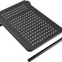 suptek Monitor Stand Riser for Computer,Laptop,Printer, Notebook and All Flat Screen Display with Vented Metal Platform and 4 Inches Height Underneath Storage (MST004)