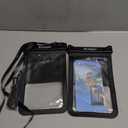 [Up to 10"] Large Waterproof Phone Pouch Bag - 2 Pack Waterproof Phone Case for iPhone 17 16 15 14 Pro Max Galaxy S25 S24 Ultra, IPX8 Cellphone Water Protector Pouch Beach Essentials Travel Must Haves