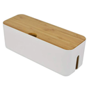 Cable Management Box| Power Stripe Organizer|Cord Organizer Box| Hide and Conceal Power Strips and Electrical Cords from TVs, Computers, and Desks| Keep Pets Safe