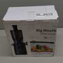 Juicer Machines with 5.8" Large Feed Chute, Cold Press Juicer for Whole Vegetables and Fruits 400W, Slow Masticating juicer Easy to Clean Juice Extractor Machine High Juice Yield (Titanium Gray)