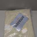 NICETOWN Room Darkening Blind Shade for Kids Bedroom, Beige, Single Panel, 55 x 86 inch, Triple Weave Home Decoration Light Blocking Solid Ring Top Curtain/Drape for Small Window