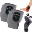 Ankle Heating Pad for Pain Cordless, Ankle Massager with Heat for Circulation and Pain, Ankle Heat Wrap, Heated Ankle Wrap for Pain