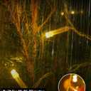 EcoNour Warm White Christmas Icicle Lights for Outside, 33FT 360LED Outdoor Icicle Lights with 8 Mode, 8HR Timer, Memory Function, Clear Wire connectable, Plug in Fairy Lights for Roofline, Yard