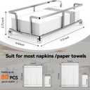 Update Bathroom Paper Towel Holder Bathroom Guest Towel Holder Tray for Bathroom Napkin Holder Guest Towels Disposable Bathroom Napkin Holder, Bathroom, Kitchen Dinning Table