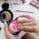 4 x 9Pcs Powder Puffs, 2.16 Inch Round Face Makeup Puff for Body Loose Powder Beauty Makeup Tool Pink