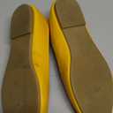 Hash Bubbie Women's Flats Shoes Ballet Flats Dress Shoes Comfortable PU Leather Slip on Shoes for Women, Yellow, 9.5/40.5